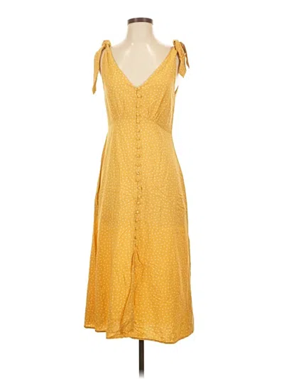 Pre-owned Dress Forum Casual Dress In Yellow