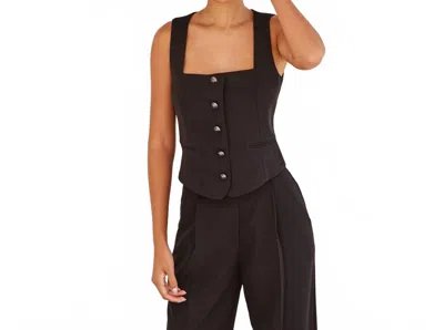 Dress Forum City Vibes Suit Vest In Black