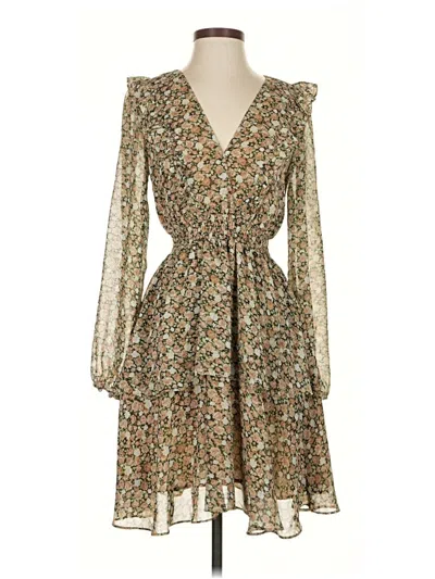 Pre-owned Dress Forum Cocktail Dress In Brown