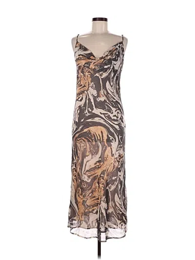 Pre-owned Dress Forum Cocktail Dress In Brown