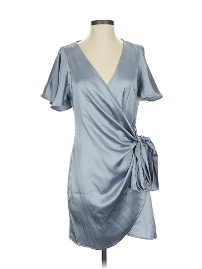 Pre-owned Dress Forum Cocktail Dress In Silver