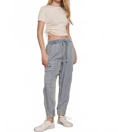 Dress Forum Comfy Denim Joggers In Gray