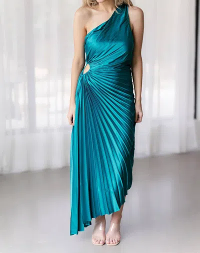 Dress Forum Evelyn Dress In Teal In Blue