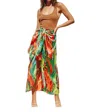 Dress Forum Exotic Escape Vacay Skirt In Green Multi In Multi
