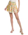 Dress Forum Fairy Smocked Mini Skirt In White