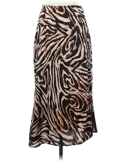 Pre-owned Dress Forum Formal Skirt In Brown