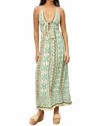 Dress Forum Front Knot Maxi Dress In Island Time In Multi