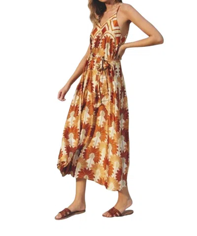 Dress Forum Golden Age Maxi Dress In Hawaiian Sunset In Multi