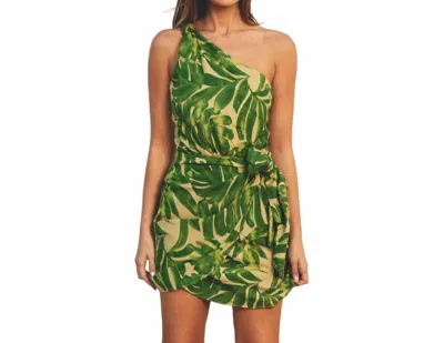 Dress Forum Ibiza Palm Mini Dress In Green