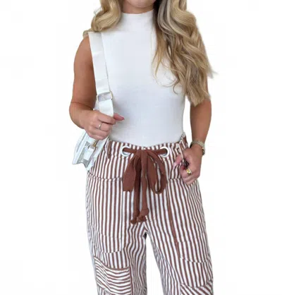 Dress Forum Julia Knit Mock Neck Bodysuit In Cream In Gray