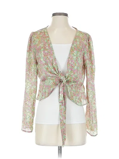 Pre-owned Dress Forum Kimono In Green