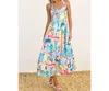 Dress Forum Long Summer Halter Neck Midi Dress In Dreams In Blue