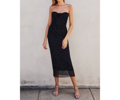 Dress Forum Mesh So Well Sweetheart Bodycon Maxi Dress In Black