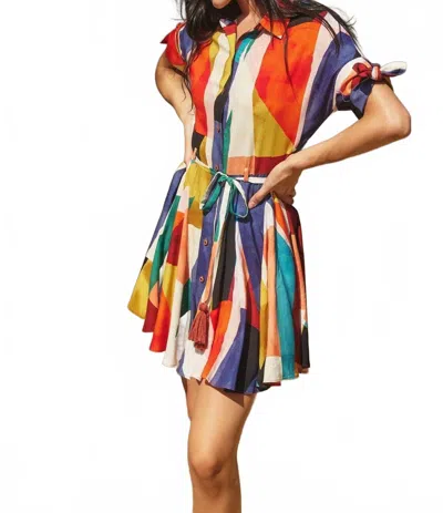 Dress Forum Monika Dress In Mosaic Tile In Multi