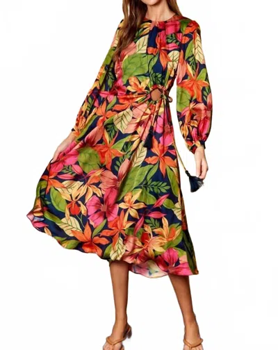 Dress Forum Picture Perfect O-ring Dress In Oceania Garden In Multi