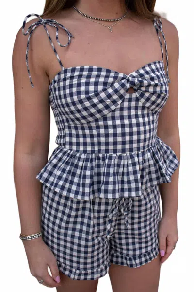 Dress Forum Porch Swing Top In Blue