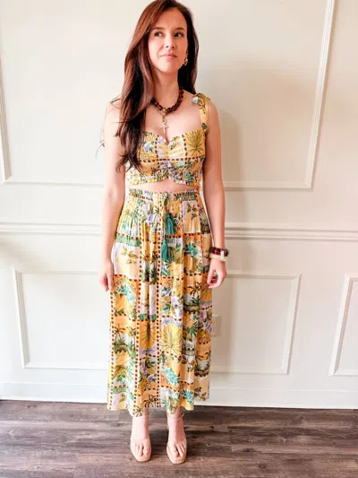 Dress Forum Pura Vida Set In Citrus In Multi