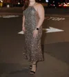 Dress Forum Quinn Sequin Dress In Silver In Silver