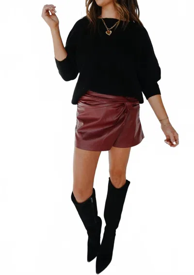 Dress Forum Reversible Sweater In Black