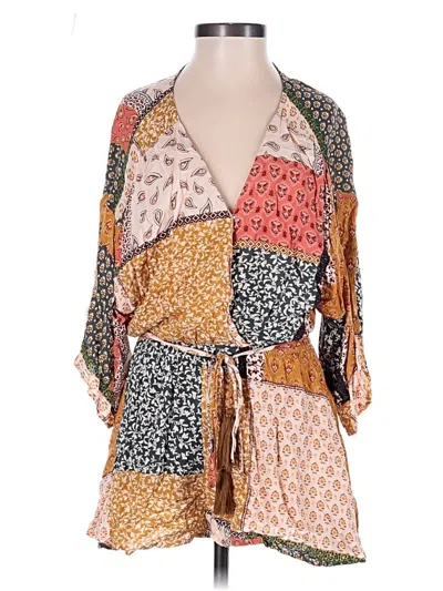 Pre-owned Dress Forum Romper In Brown