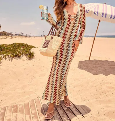 Dress Forum Sahara Vine Maxi Coverup In Multicolor