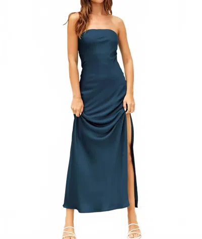 Dress Forum Siren Bias Dress In Peacock Blue