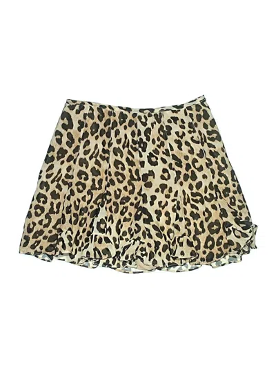 Pre-owned Dress Forum Skort In Brown
