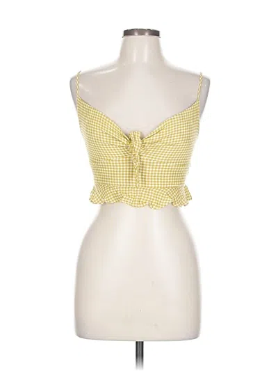 Pre-owned Dress Forum Sleeveless Top In Yellow