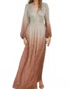 Dress Forum Starlight Maxi Dress In Tarlight Bronze In Multi