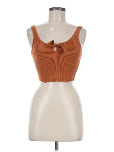 Pre-owned Dress Forum Sweater Vest In Orange