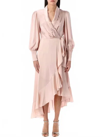 Dress Forum The Aurora Dress In Blush In Gold