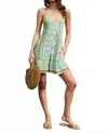 Dress Forum Tie Back Romper In Island Time In Green