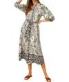 Dress Forum Tropical Shirt Dress In Maui Sand In Multi