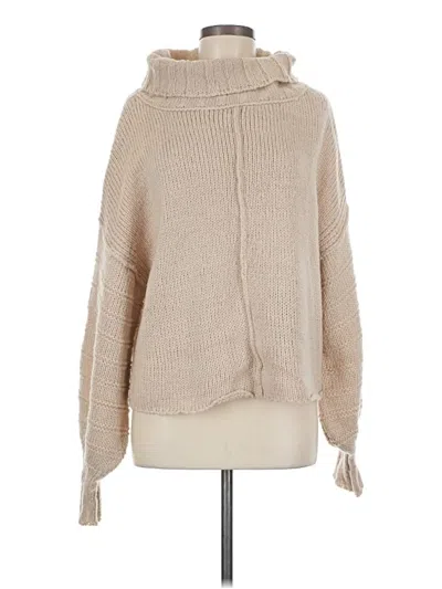 Pre-owned Dress Forum Turtleneck Sweater In Tan