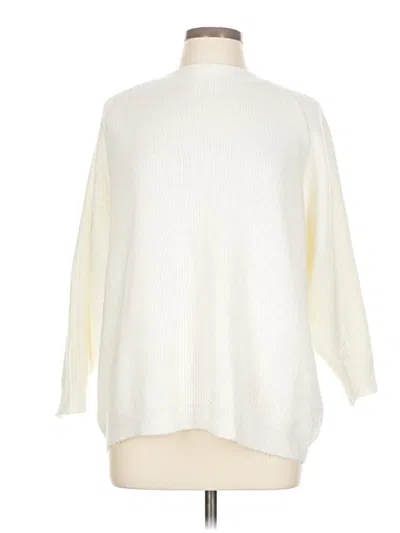 Pre-owned Dress Forum Turtleneck Sweater In White