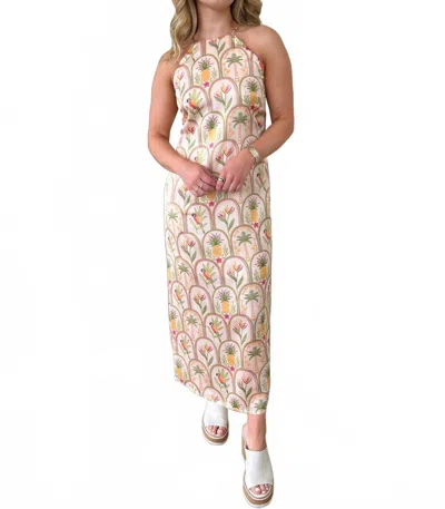 Dress Forum Vivian Print Maxi Dress In Blushed Ibiza In Multi