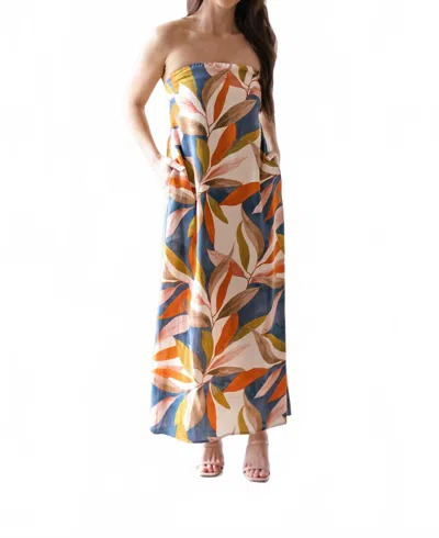 Dress Forum Willow Strapless Dress In Multi