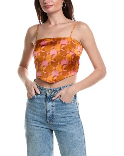 Dress Forum Your Destiny Tie-back Cami In Orange