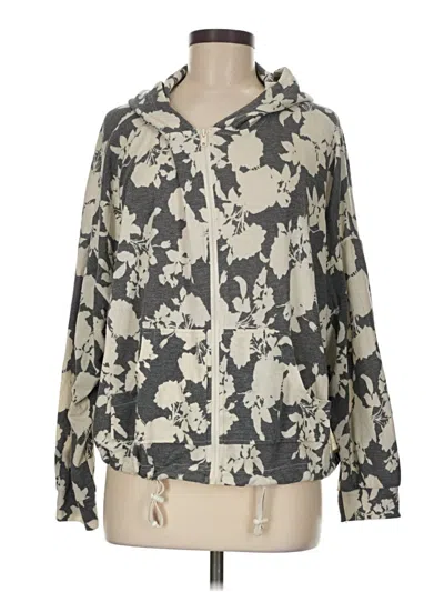 Pre-owned Dress Forum Zip Up Hoodie In Gray