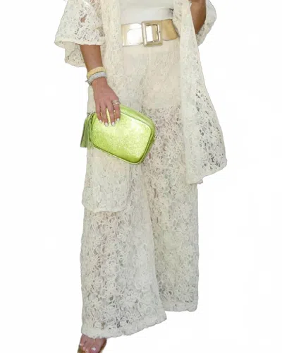 Dress Hall Style Lace Pant In Ivory