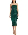 Dress The Population Alexis Sequin Strapless Sheath Dress