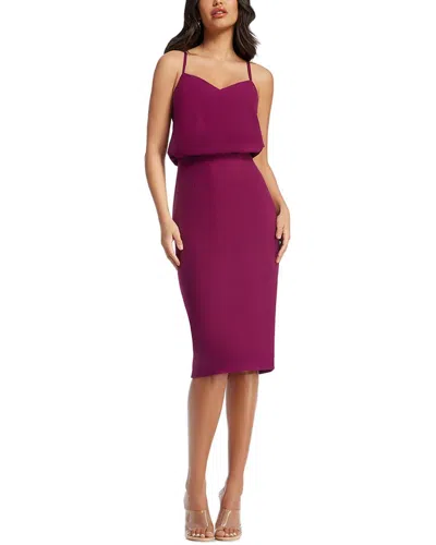 DRESS THE POPULATION DRESS THE POPULATION ALONDRA MIDI DRESS