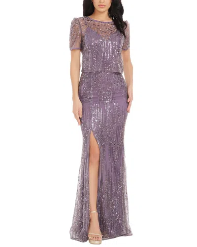 Dress The Population Amanda Mermaid Gown In Multi