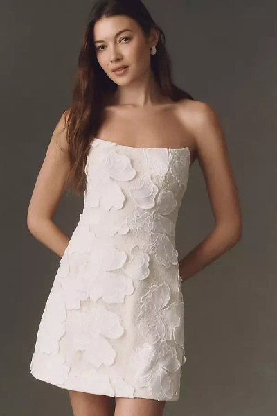 Dress The Population Amity Mini Dress In White