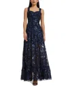 Dress The Population Anabel Floral Sequin Fit & Flare Gown