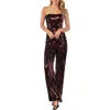 Dress The Population Andy Jumpsuit In Port
