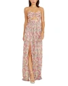 alberta maxi dress Alberta Metallic Charcoal Pleated Maxi Dress – Frock and Frill