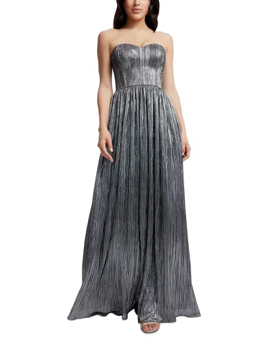DRESS THE POPULATION DRESS THE POPULATION AUDRINA PLISSE MAXI GOWN