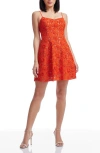 Dress The Population Ayla Floral Embroidered Minidress