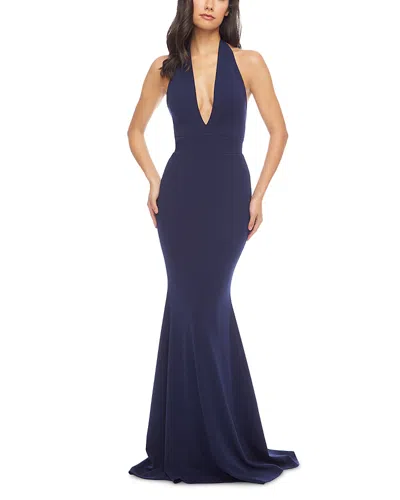 DRESS THE POPULATION DRESS THE POPULATION CAMDEN PLUNGING GOWN
